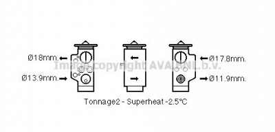 AVA QUALITY COOLING ai1373 -  Расширительный клапан, кондиционер